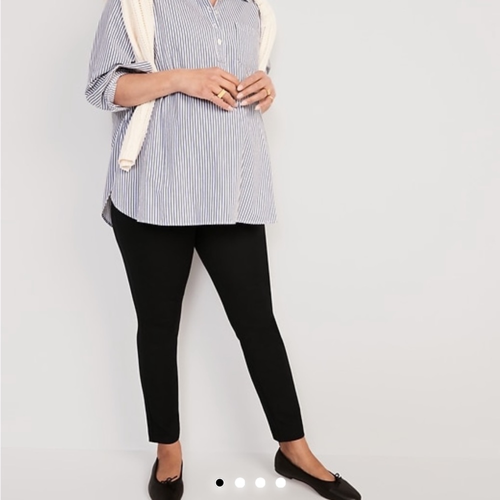 Maternity Pixie Ankle Black Women's Pants